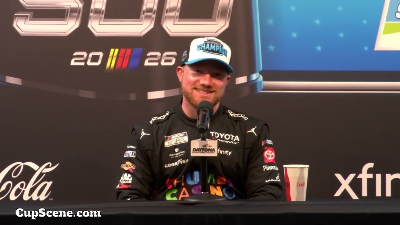 NASCAR at Daytona Feb. 2026: Tyler Reddick post race