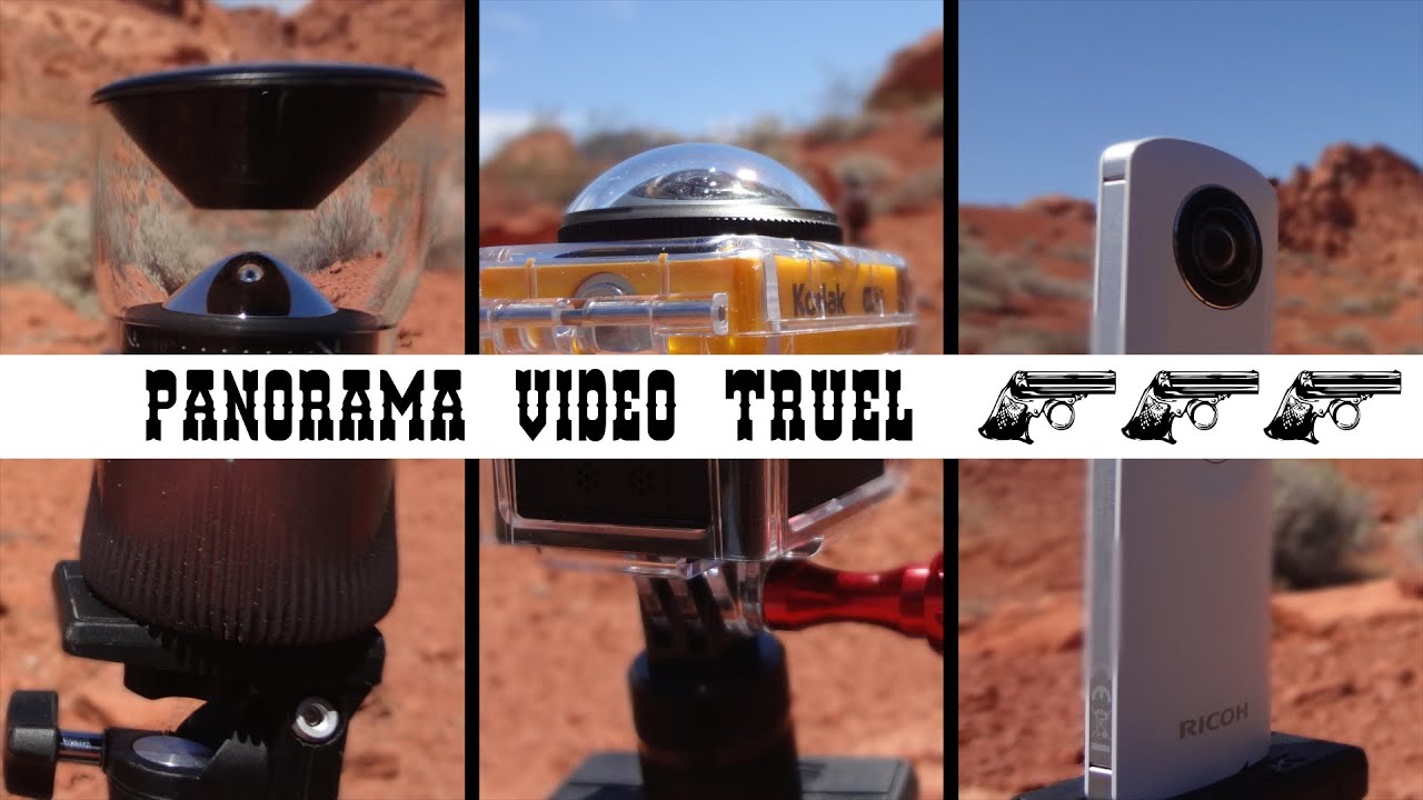 VSN MOBIL V.360 vs.  KODAK SP360 vs.  RICOH THETA M15 in a video truel (3 way duel)