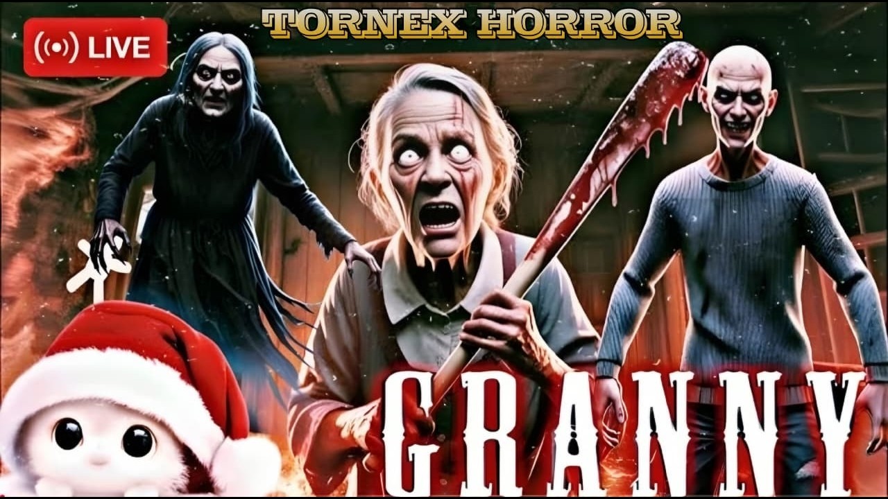 🔴LIVE Granny Escape Gameplay👉House Horror Game#0015 #shortslive💥 #grannyhorrorgame #horrorgames