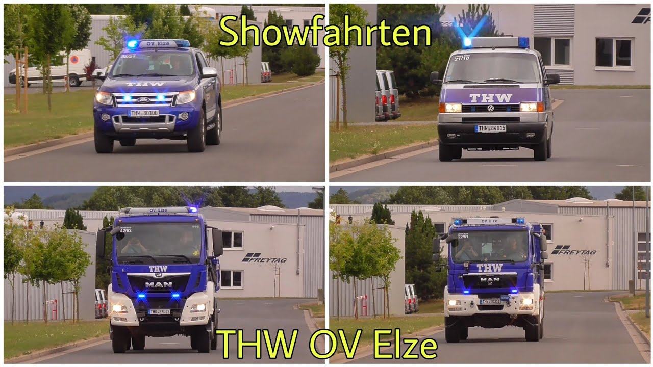 [Showfahrten!] Einsatzfahrzeuge des THW OV Elze