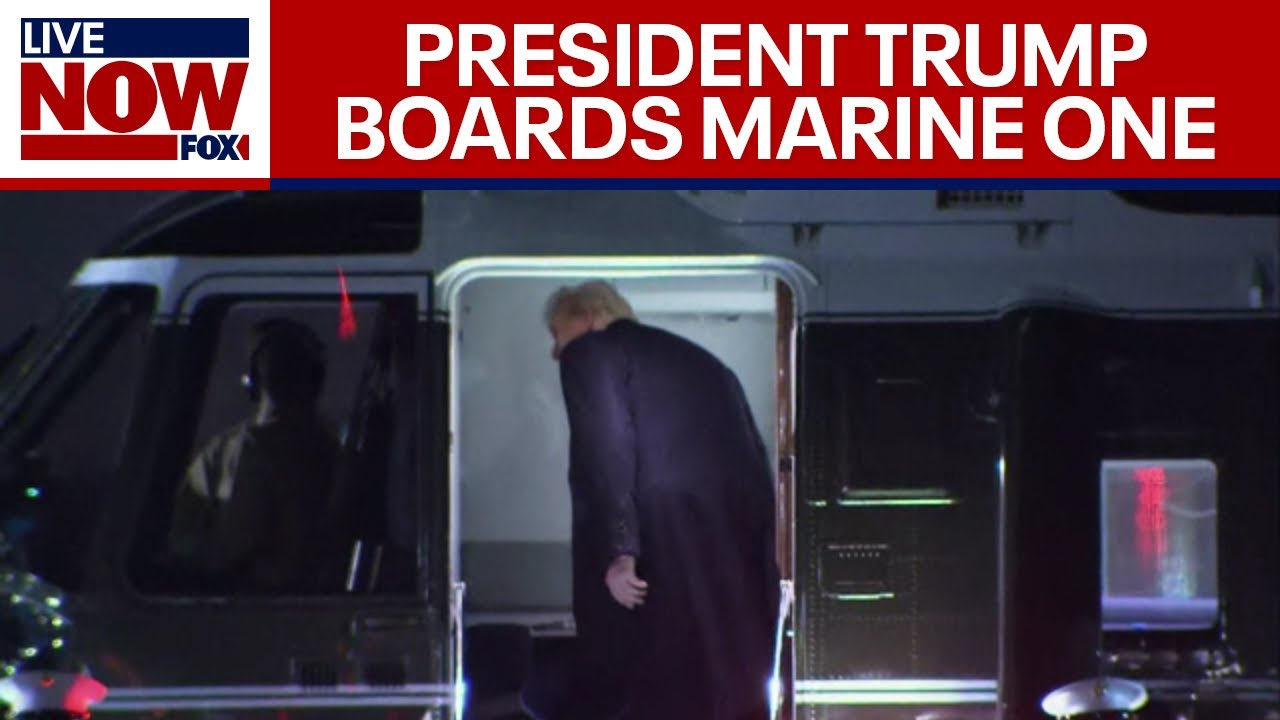 Trump Marine One: Watch President Trump board America's Most Famous Helicopter