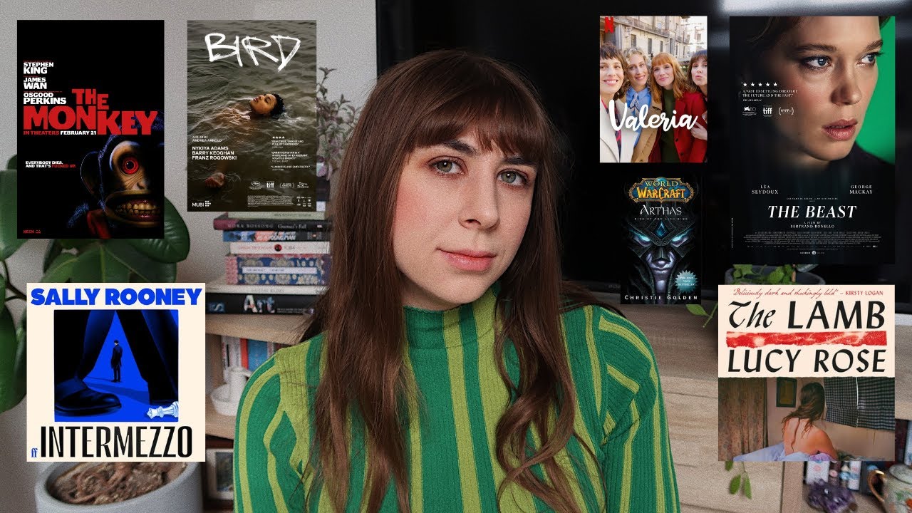 February Wrap Up: The Lamb, Intermezzo (take 2), The Beast, The Monkey, Valeria + more Warcraft 💕🫠