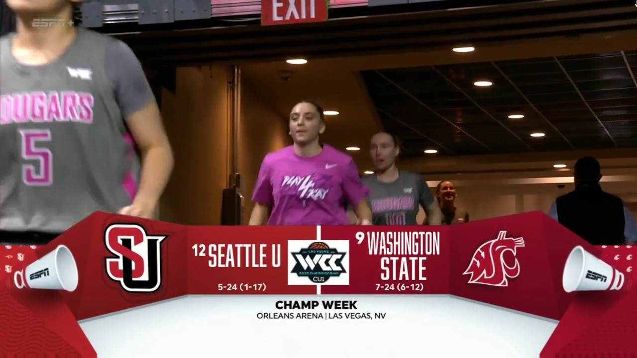 WSU WBB: WCC Tournament First Round Highlights vs. Seattle U | 3/5/26