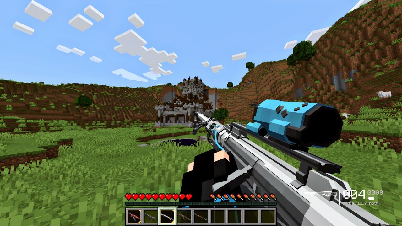 I Found a Secret Pillager Underground Castle and Destroyed It Using Modern Weapons! 😱💥