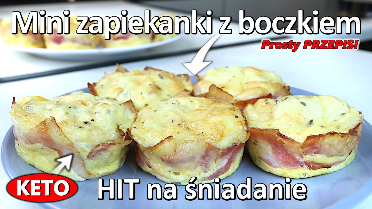 Mini zapiekanki z boczkiem – idealne do lunchboxa i na śniadanie