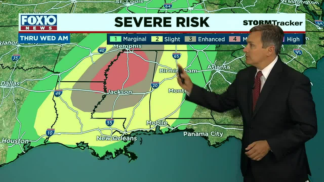 Todays outlook: Monday evening, Nov. 28, 2022 from FOX10 News