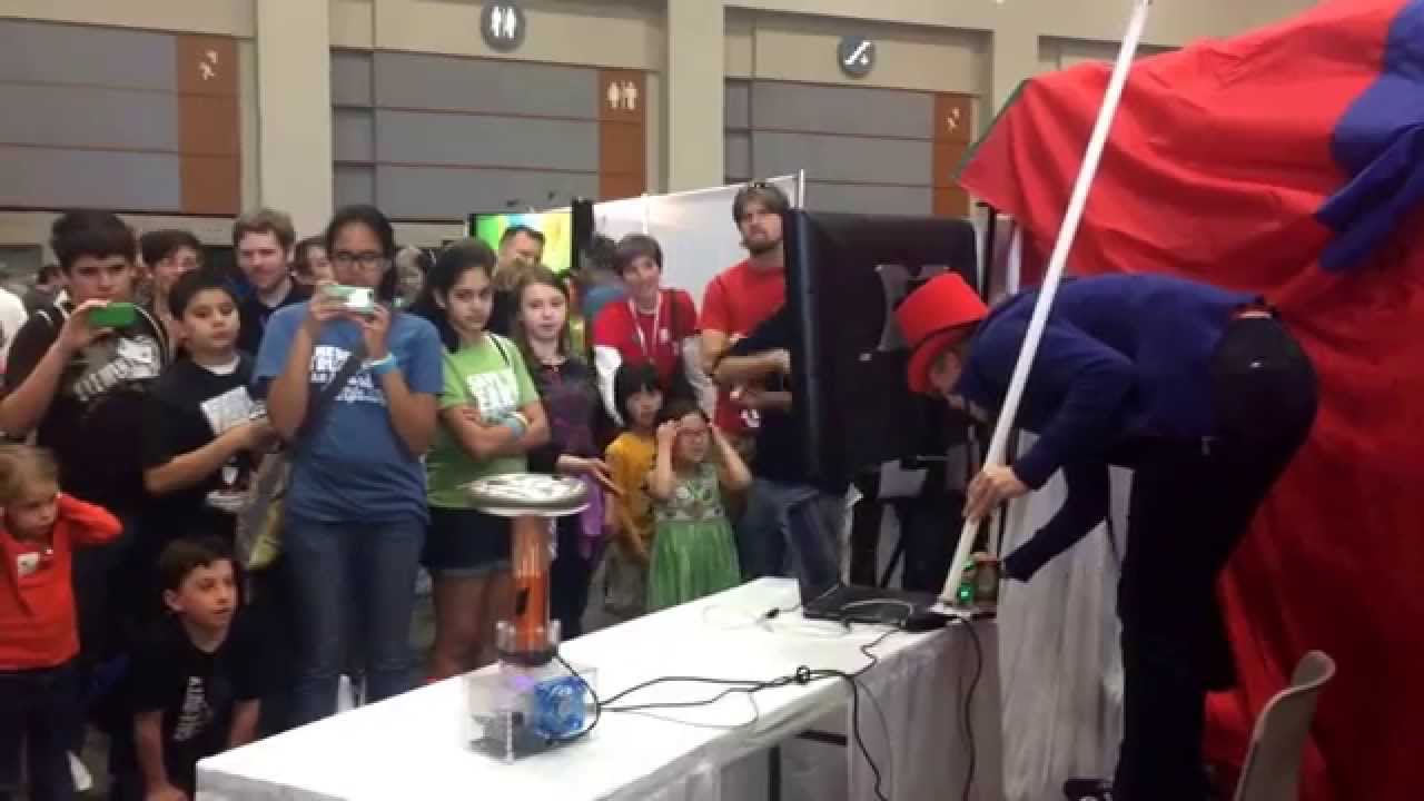 Let It Go (Frozen) accompanied by singing Tesla Coil at the USASEF