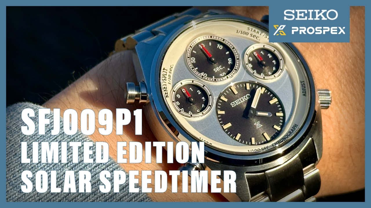 Unboxing The Seiko Speedtimer SFJ009P1 Limited Edition