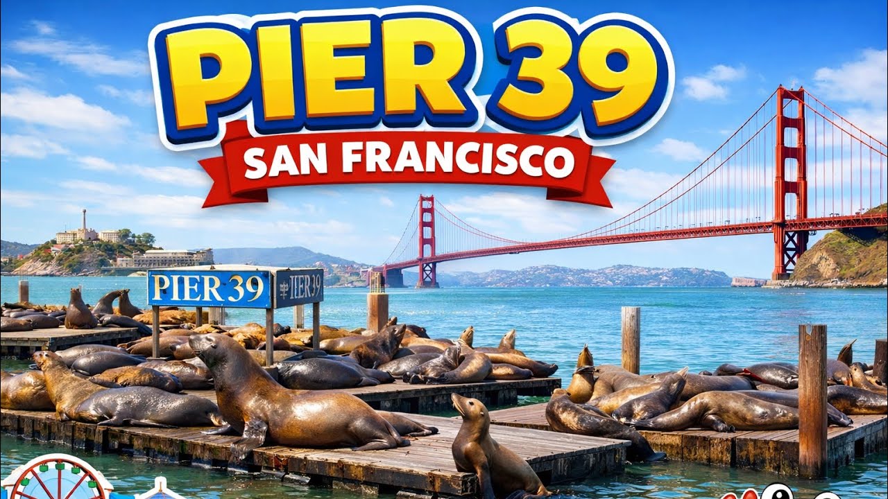	Pier 39 San Francisco 🇺🇸 | Sea Lions, Bay Views & Family Fun | VeerCaliVlog