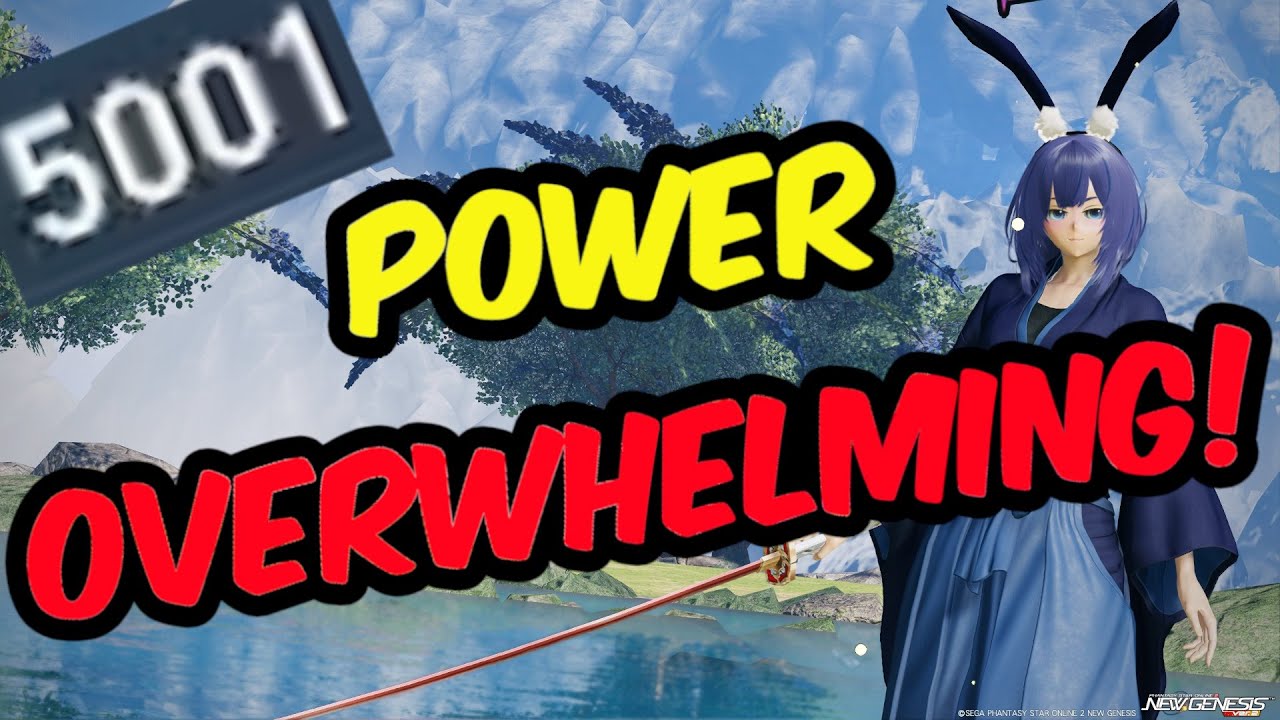[PSO2:NGS] Breaking 5000 Battle Power Barrier!