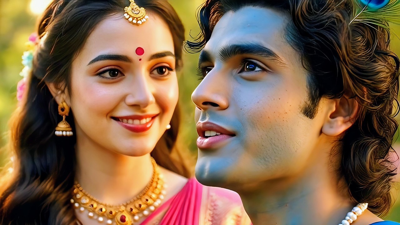 RADHA KRISHNA'S ETERNAL LOVE AT VRINDAVAN❤️‍🩹🔱 • CATHELOCENA • HINDI MUSIC VIDEO