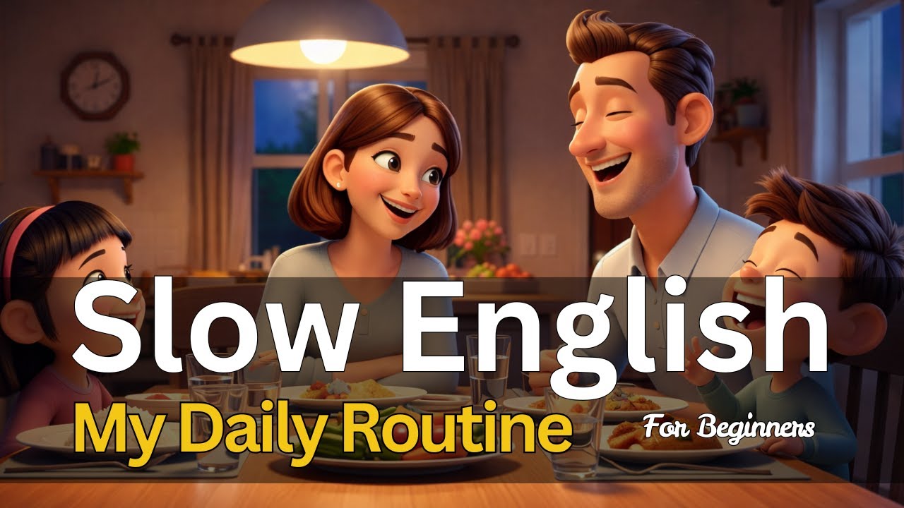 Daily Routine in English | Easy Listening & Speaking Practice for Beginners | Daily English