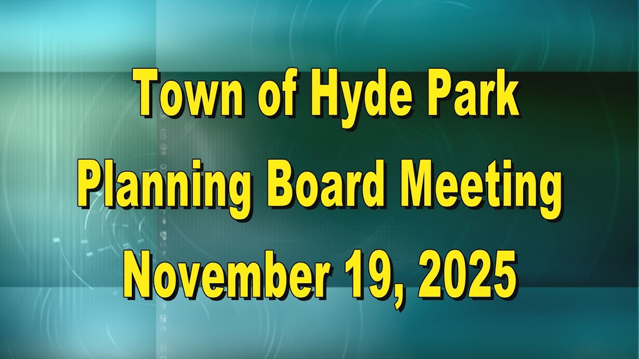 Hyde Park Planning Board 11 19 25