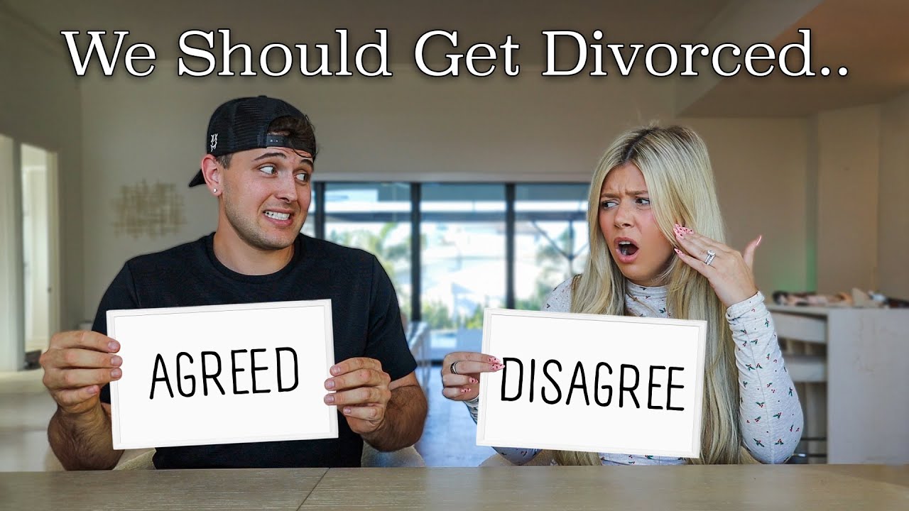 we have wanted a divorce... *AGREE OR DISAGREE CHALLENGE*
