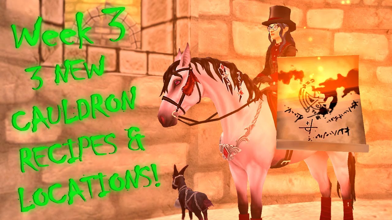 Неделя 3! 3 новых рецепта и локации для котла! ~ [SSO] Обновления Star Stable Online