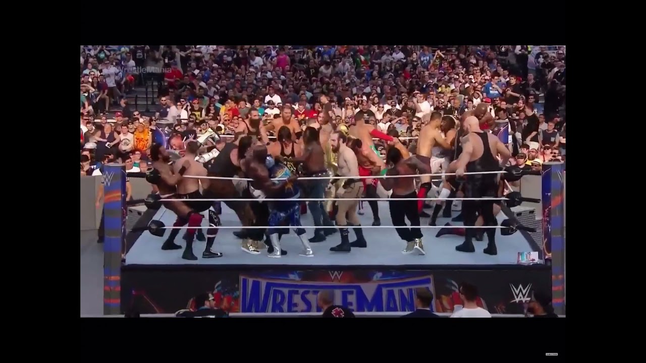 Every elimination of the 2017 Andre the giant memorial battle royal