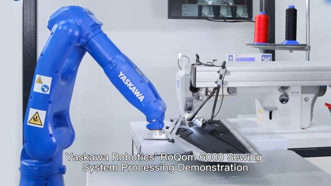 Yaskawa robot sewing system demonstration