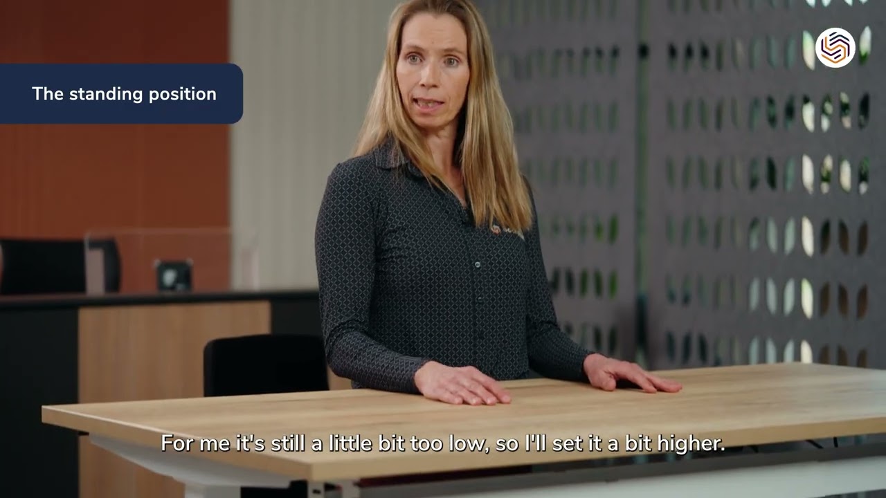 How to adjust your sit-stand desk? | Ergonomic workspace advice by Backshop