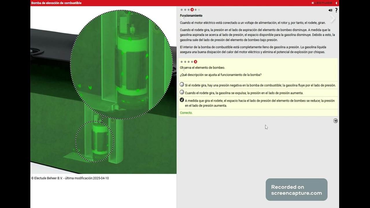 Electude - Bomba de elevacion de combustible Parte 2