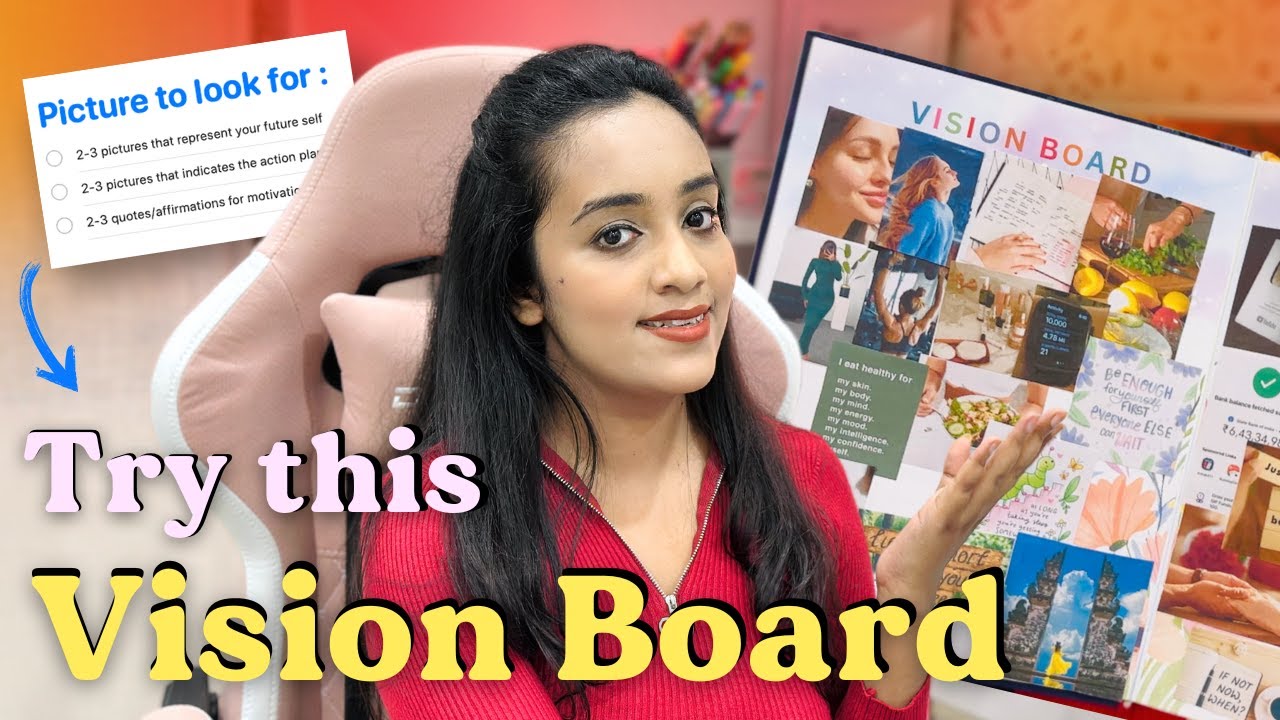 How to Make Your 2025 VISION BOARD that actually WORKS ✨