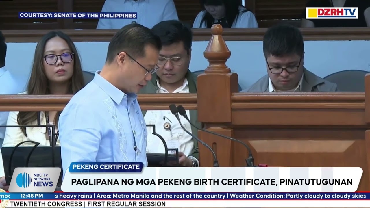Paglipana ng mga pekeng birth certificate, pinatutugunan