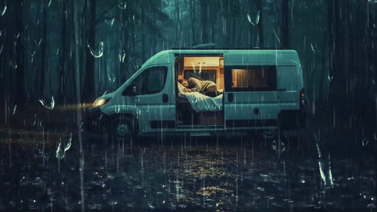 10 Hours ⚡️Sleep Better with the Soothing Sounds of Rain - Calm Your Mind and Relax Your Body