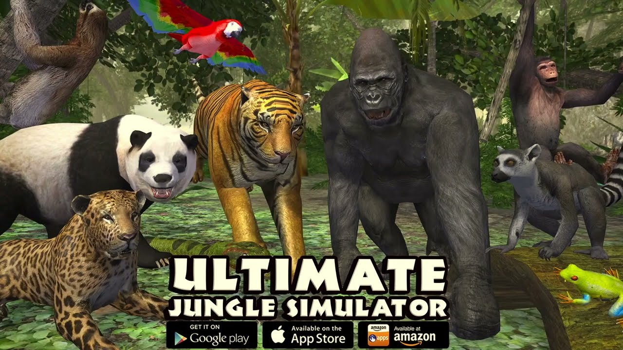 Furious lemur VS Angry Anaconda, Ultimate Jungle Simulator 1080p 60fps