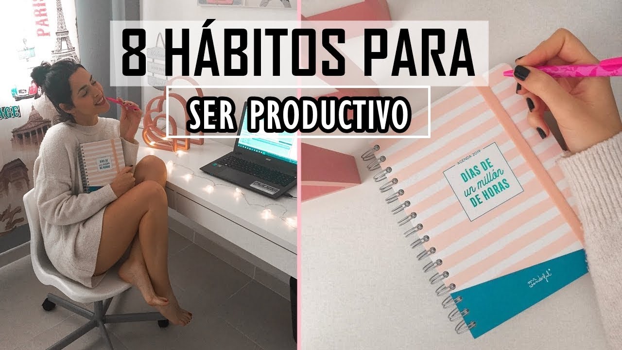 8 HÁBITOS para ser más PRODUCTIVO Y ORGANIZADO (Tips productividad) 💛 Jessi Franquet💛