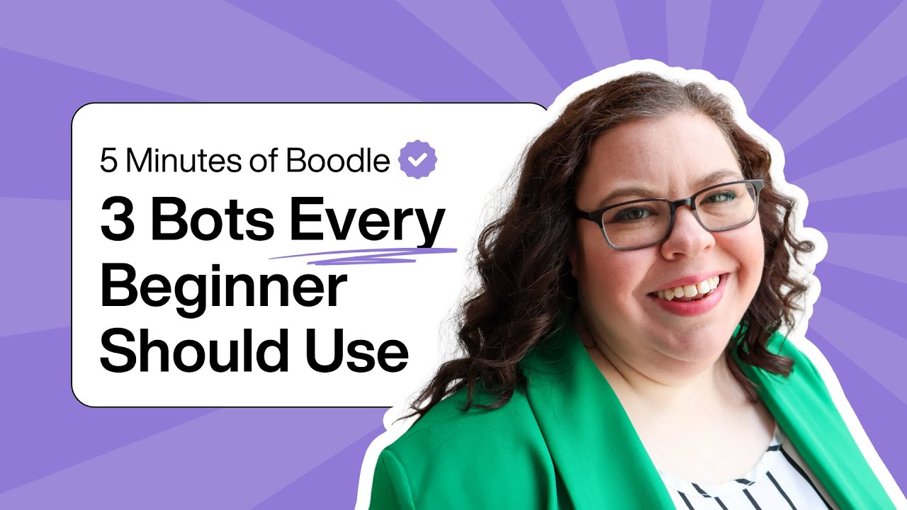 3 Bots Every AI Beginner Should Use in BoodleBox