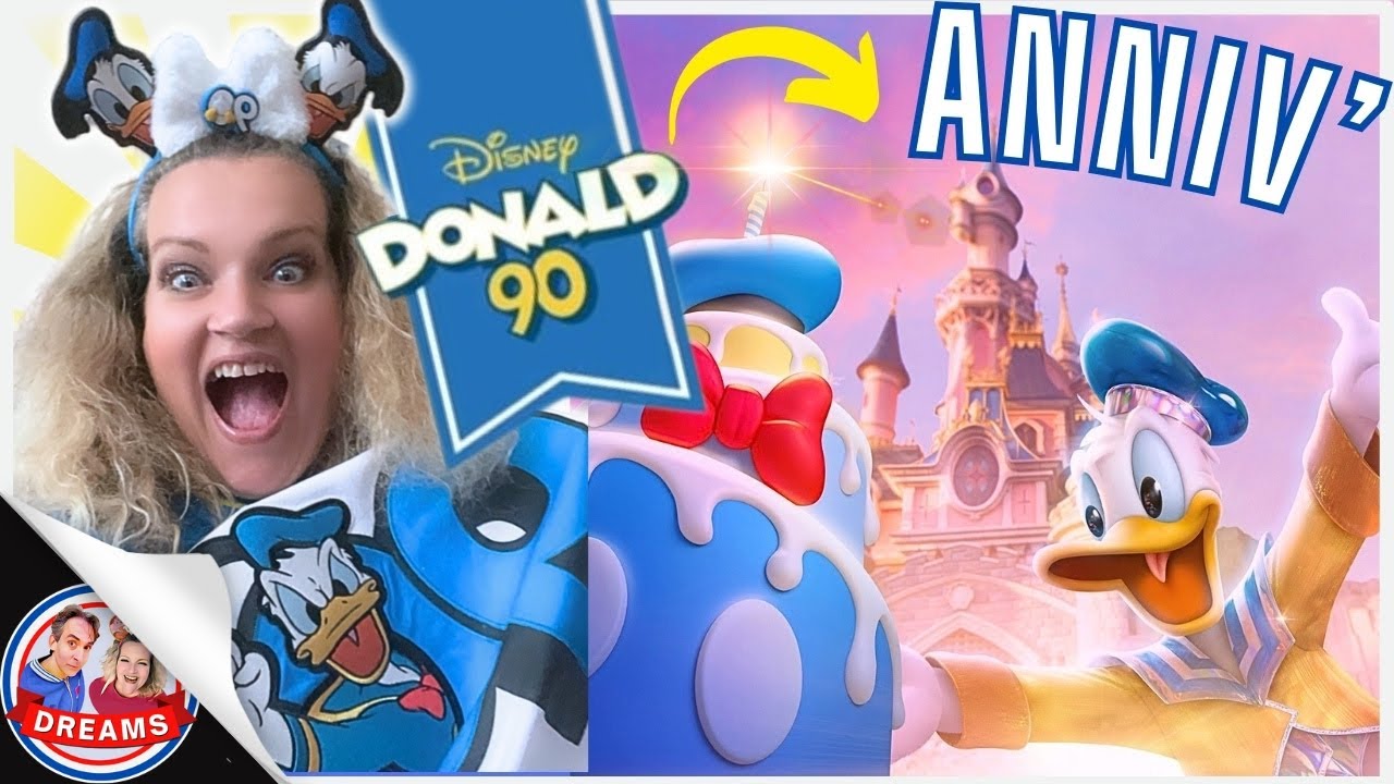 L'ANNIVERSAIRE de DONALD À DISNEYLAND PARIS : SHOW, SUPER MERCH, MEET, FOOD !
