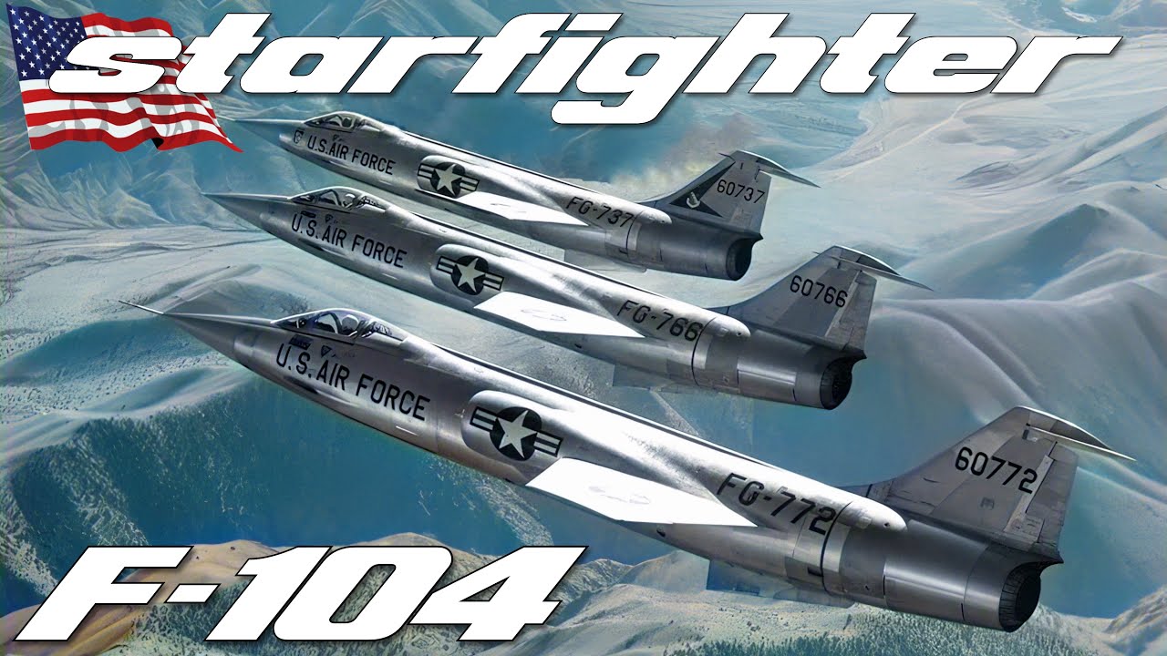 F-104 &laquo;Звёздный истребитель&raquo;, он же &laquo;Вдоводел&raquo;! | Легендарный сверхзвуковой перехватчик, созданны...