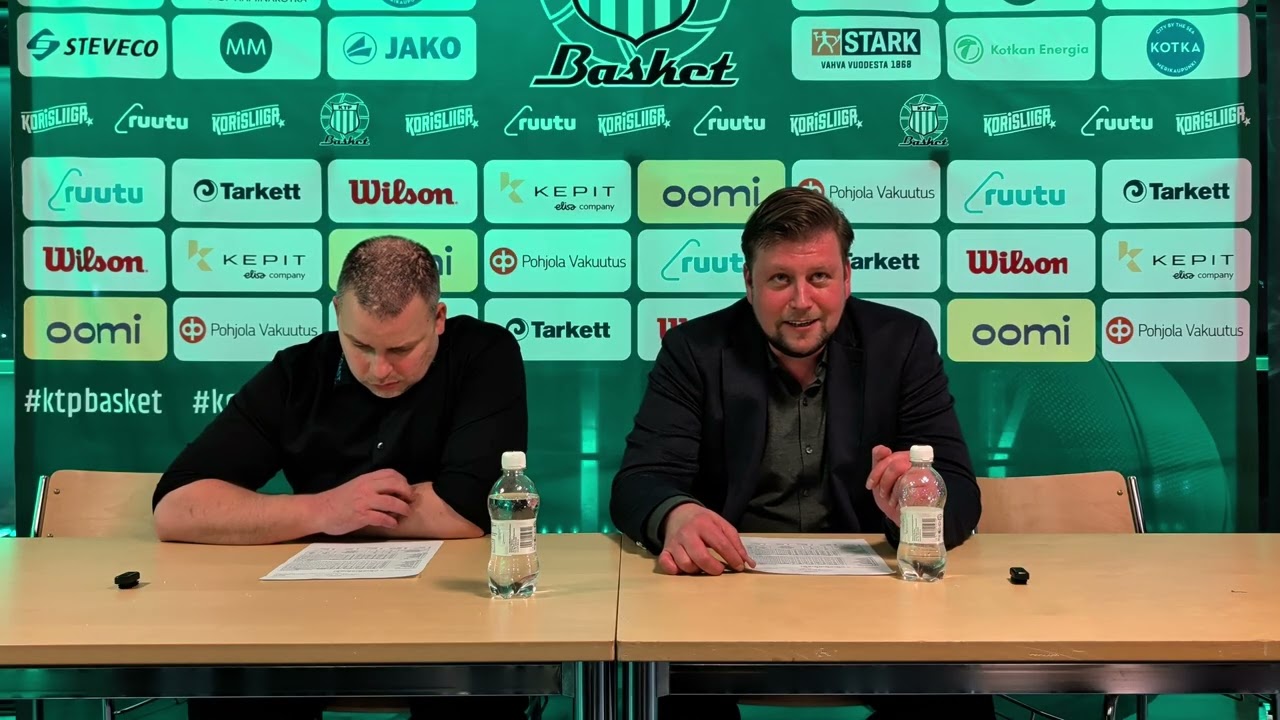 KTP-Basket - Tapiolan Honka, lehdistötilaisuus 21.10.2025