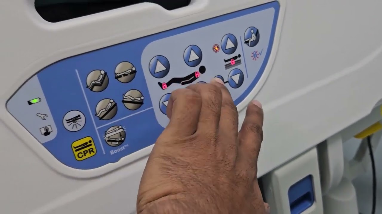 Steps to Lock & unlock caregiver controls on Hill-Rom beds