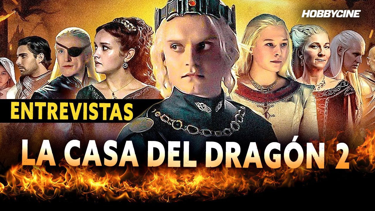 🐉¡Los actores de LA CASA DEL DRAGÓN temporada 2!🐉 Entrevista al elenco