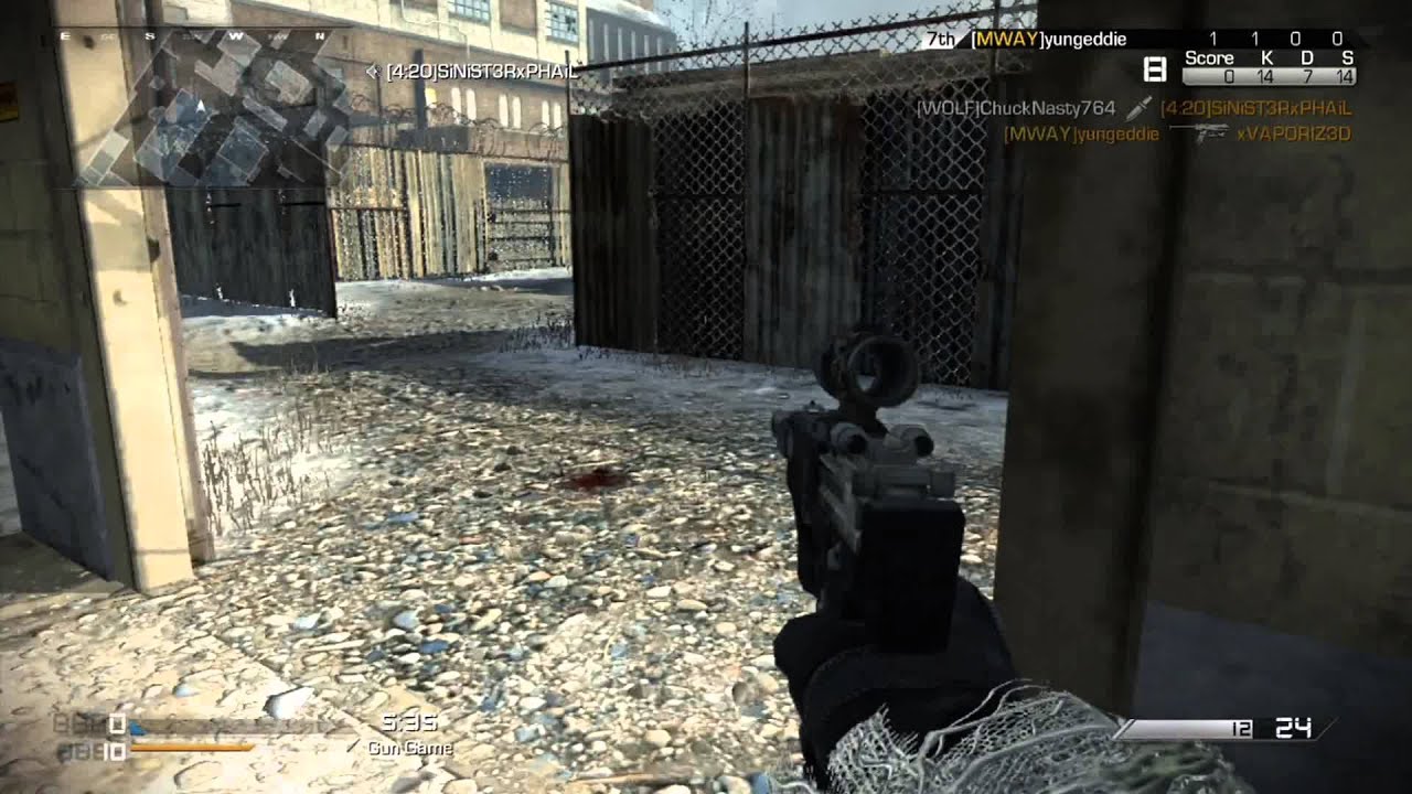 CoD: Ghosts Gun Game Knife Reactions #2