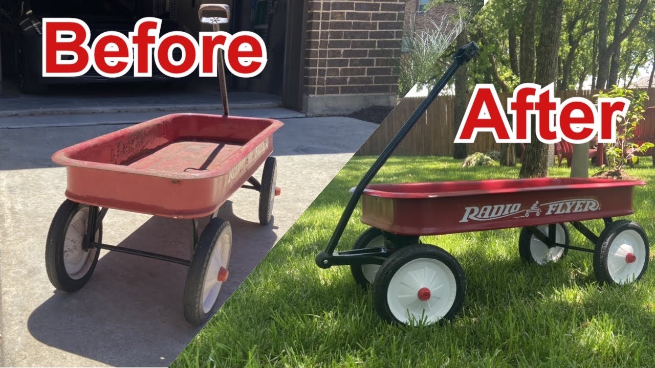 Реставрирую свою детскую тележку, чтобы мой ребенок мог делать в ней всякие глупости, как я.