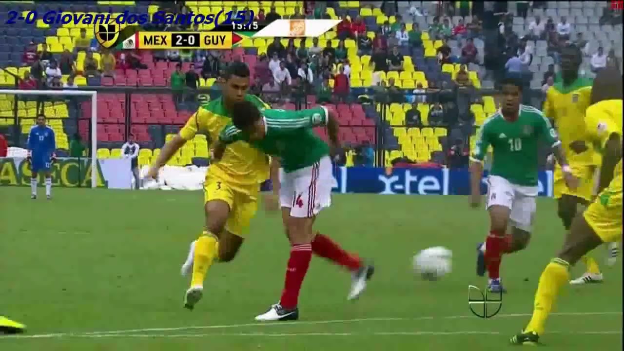 QWC 2014 Mexico vs. Guyana 3-1 (08.06.2012)