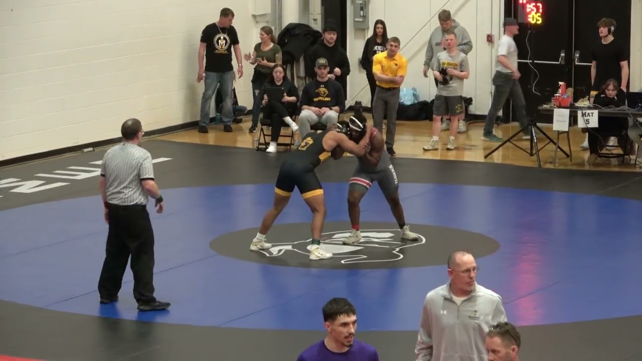 Tom Jarman Spartan Mat Classic 2026(Kameron Collins' 2nd match vs Wisconsin-Oshkosh) 197lbs