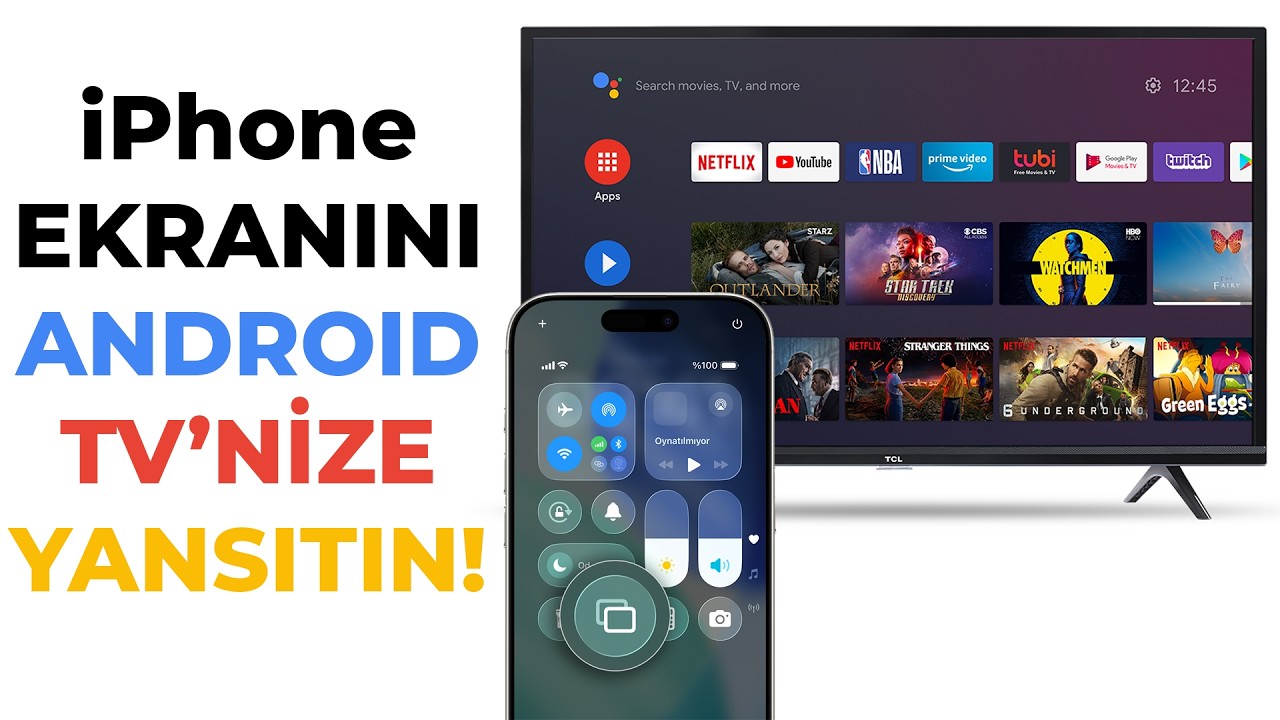 IPHONE'U ANDROID TV'YE NASIL YANSITABİLİRİZ?