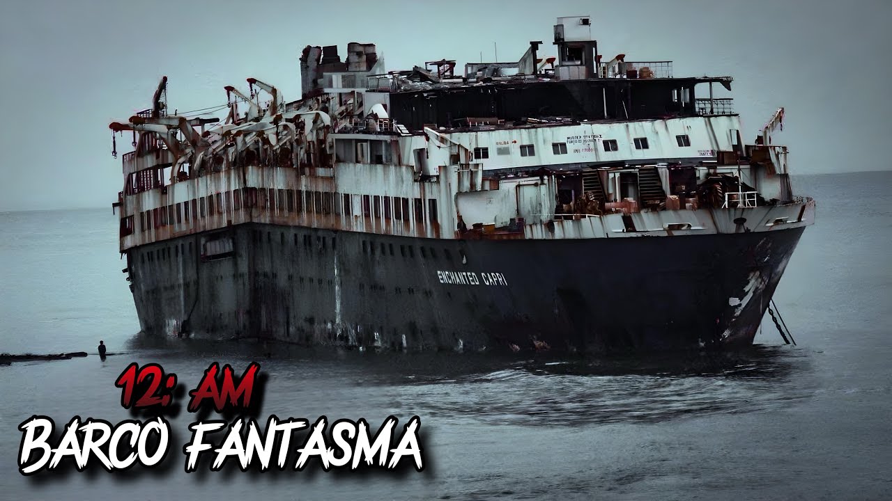 Pasamos la NOCHE en un BARCO FANTASMA abandonado I Nos asustan ☠️