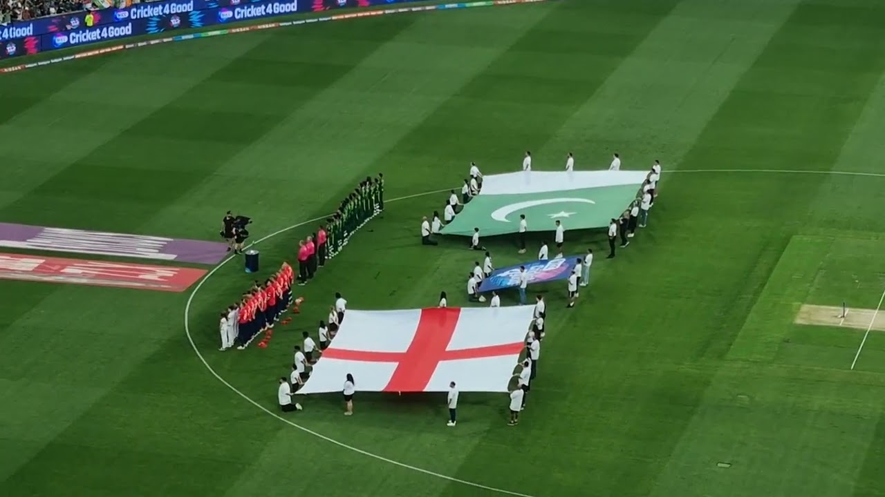 Pakistan National Anthem @ T20 Finals MCG