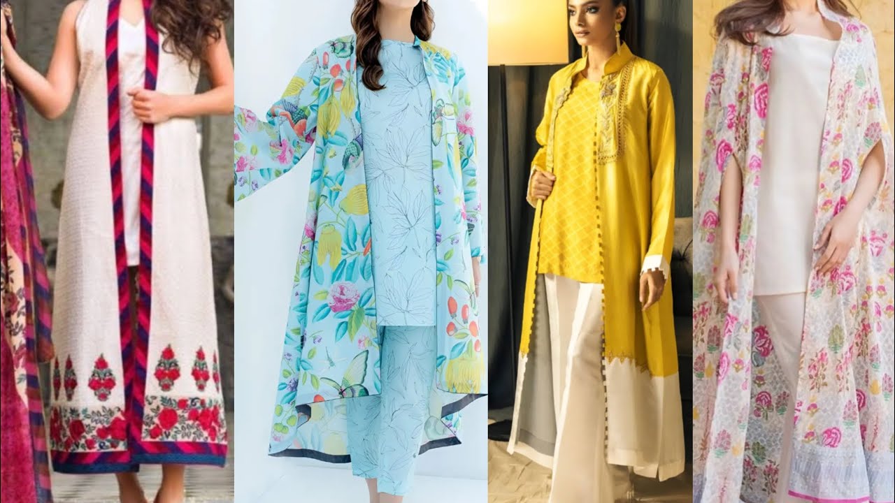 Front Open Shirt Design Ideas 2025/Gown Style Front Open Double Shirt/Double Shirt Design