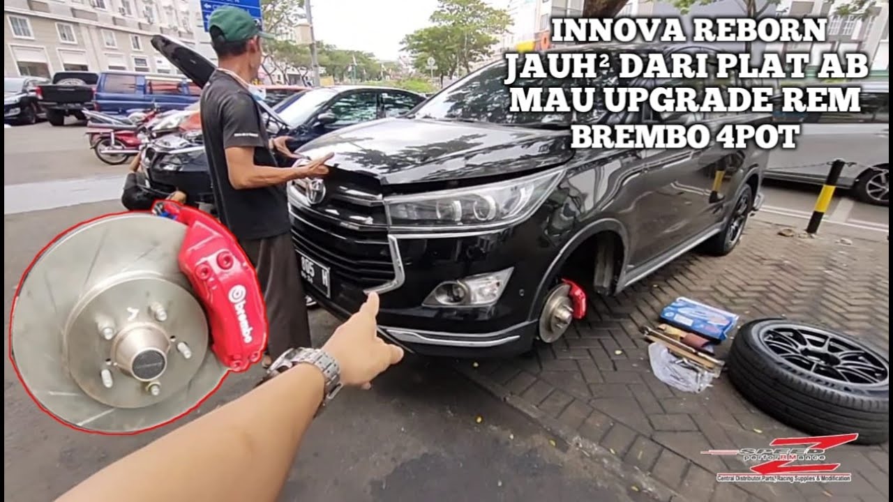 TOYOTA INNOVA REBORN PASANG REM BREMBO 4POT SOLUSI BBK EKONOMIS DAN BERKUALITAS