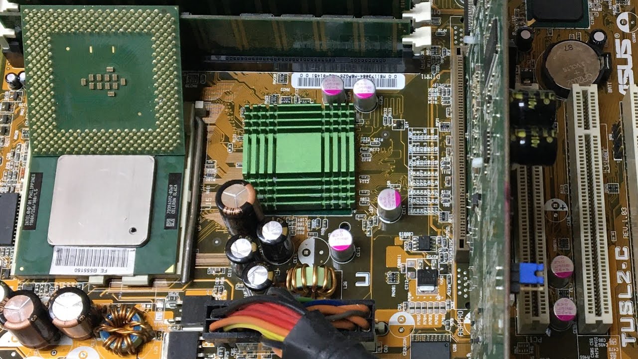 ⚡️Ч.2 Ремонт МЕГА процессора Pentium III-S 1.4 Mhz + ASUS TUSL2-C ⚡️ #Сборка_ПК #Пайка #Процессор