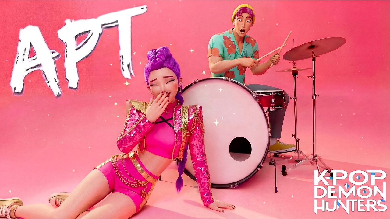 ROSÉ & Bruno Mars - APT. (cover by Rumi & Abby) | Kpop Demon Hunters (Official Music Video)