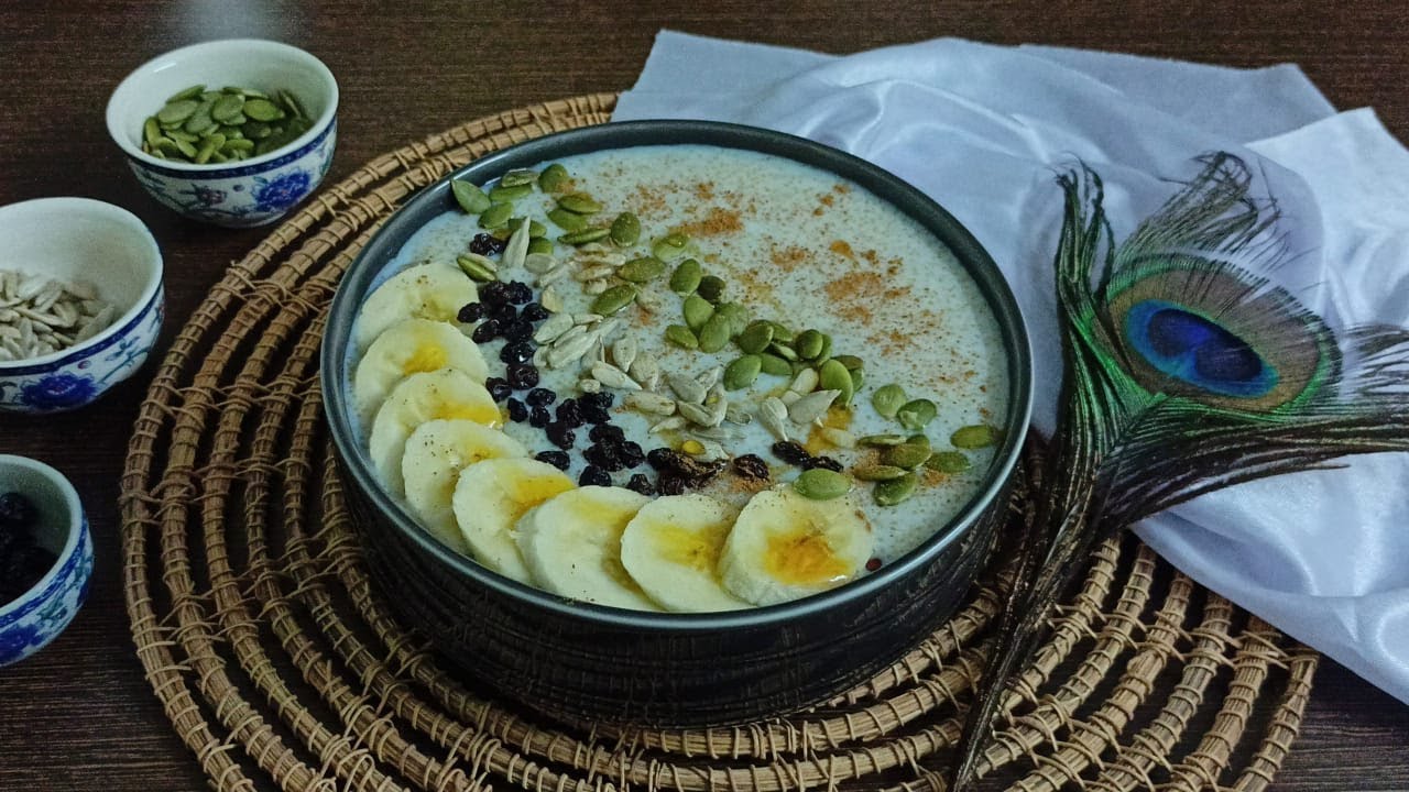 Rajgira Porridge l Amaranth Pudding l Ramdane ki Kheer l Vrat Recipe l High Fiber and Protein Rich