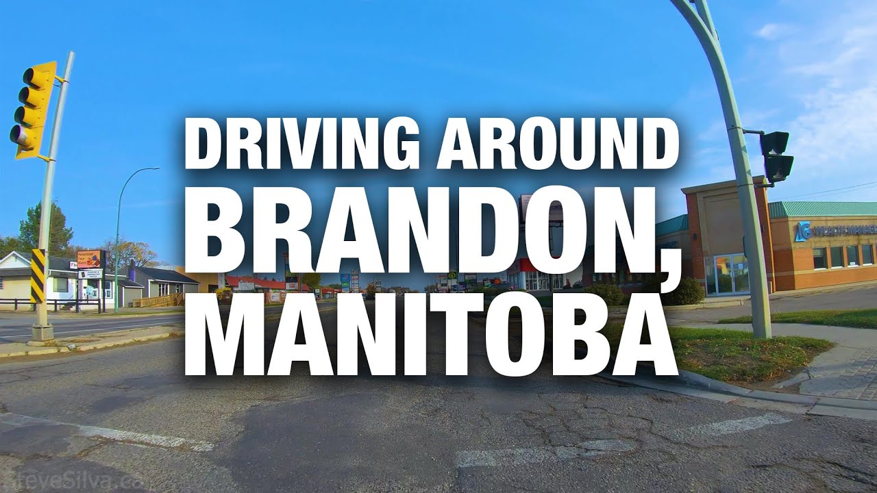 Driving around Brandon, Manitoba