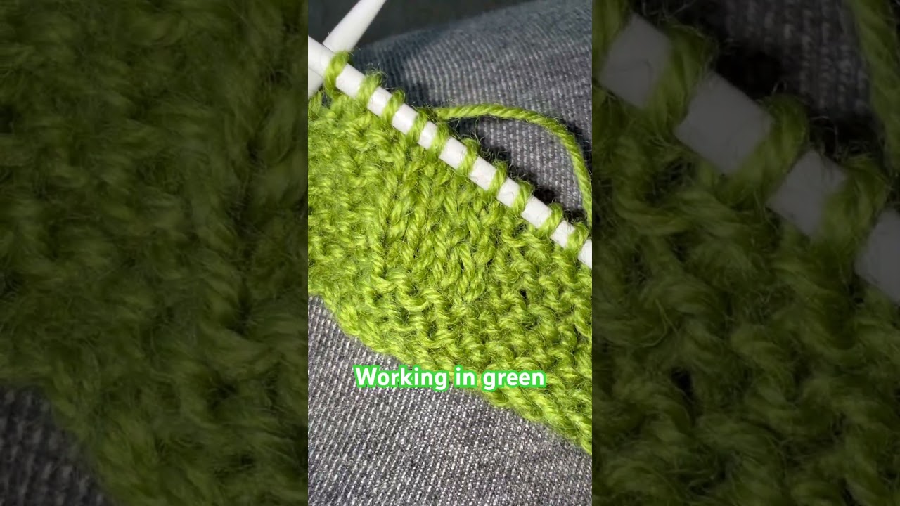 #knitting #knit #knitter #patterndesign #green #yarn