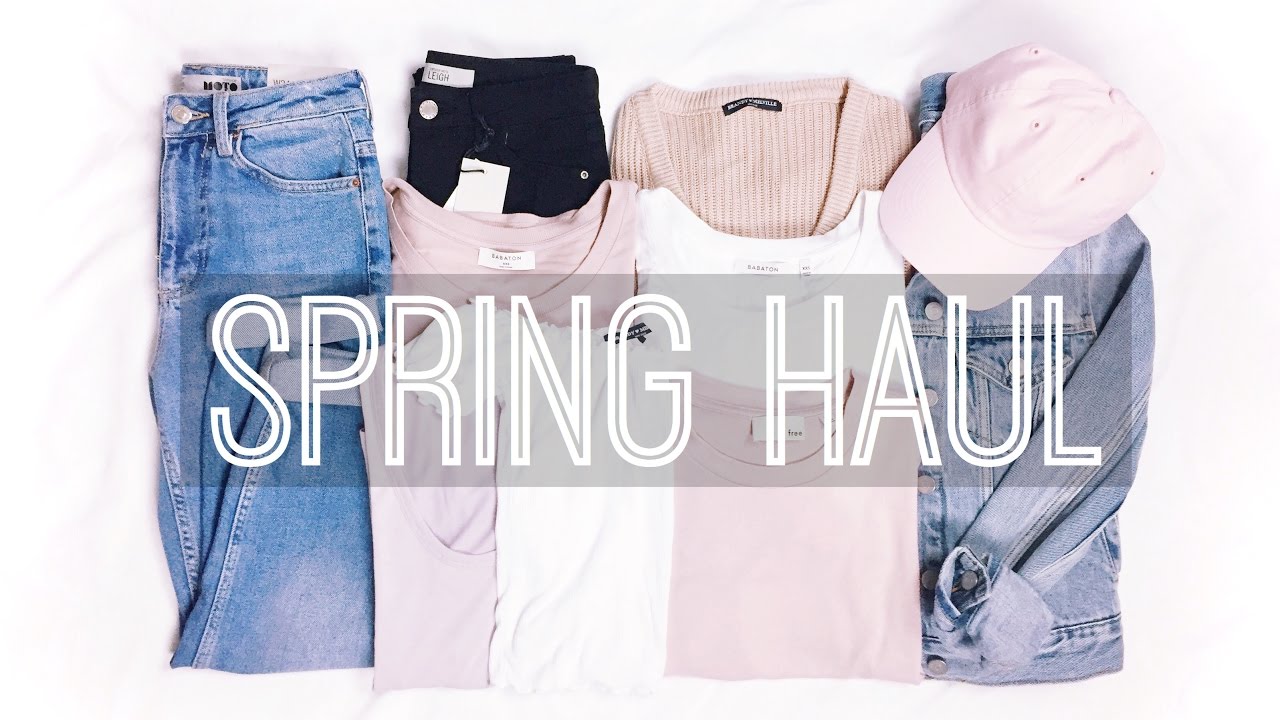 Spring TRY ON Haul // Brandy Melville, TopShop & Aritzia