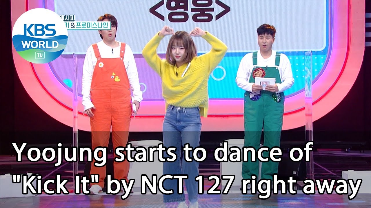 Yoojung starts to dance of 